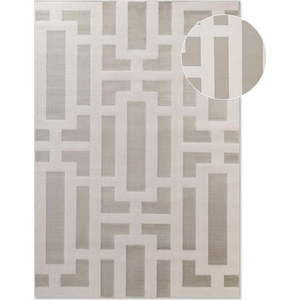 Šedo-krémový koberec 160x235 cm Perles Onyx – Elle Decoration obraz