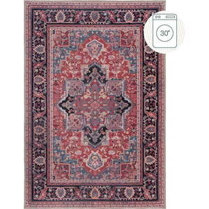 Vínový pratelný koberec s příměsí recyklovaných vláken 80x150 cm Windsor – Flair Rugs obraz