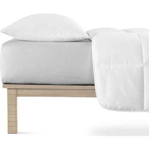Světle šedé napínací prostěradlo jersey 160x200 cm Boxspring – Andrea Simone obraz