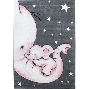 Růžovo-šedý dětský koberec 160x230 cm Kids – Ayyildiz Carpets obraz