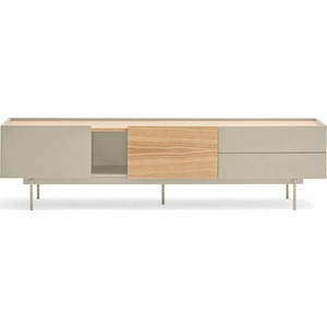 TV stolek v dekoru dubu v béžovo-přírodní barvě 180x45 cm Otto – Teulat obraz