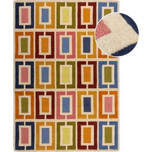 Ručně tkaný vlněný koberec 160x230 cm Retro Blocks – Flair Rugs obraz