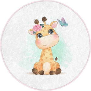 Bílý dětský koberec ø 80 cm Comfort – Mila Home obraz