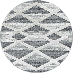 Šedý kulatý koberec ø 120 cm Pisa – Ayyildiz Carpets obraz
