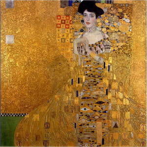Reprodukce obrazu Gustav Klimt Adele Bloch-Bauer I, 90 x 90 cm obraz