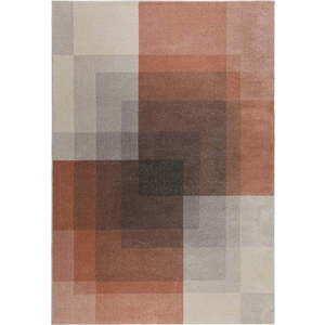 Šedo-růžový koberec Flair Rugs Plaza, 120 x 170 cm obraz