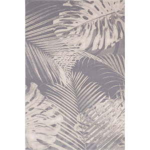Šedý vlněný koberec 133x180 cm Monstera – Agnella obraz