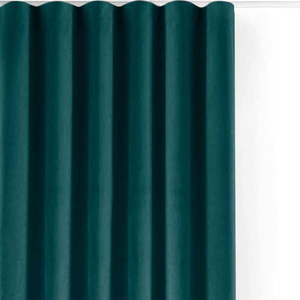 Sametový dimout závěs v petrolejové barvě 265x225 cm Velto – Filumi obraz