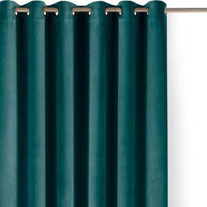 Sametový dimout závěs v petrolejové barvě 140x250 cm Velto – Filumi obraz