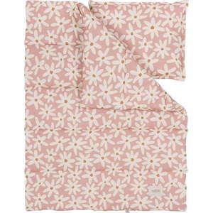 Růžová souprava do postýlky Blush Daisies – Malomi Kids obraz