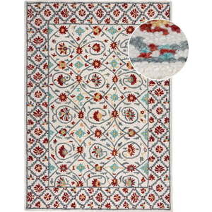 Červeno-modrý ručně tkaný vlněný koberec 200x290 cm Iris Traditional – Flair Rugs obraz