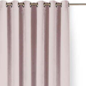 Světle růžový sametový dimout závěs 140x175 cm Velto – Filumi obraz