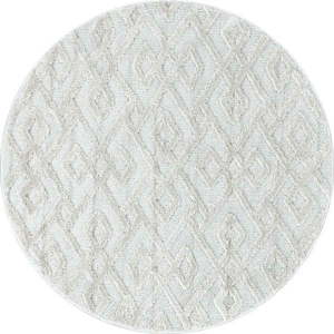 Krémový kulatý koberec ø 120 cm Pisa – Ayyildiz Carpets obraz