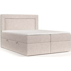 Béžová boxspring postel s úložným prostorem 140x200 cm Imagine – Maison de Rêve obraz
