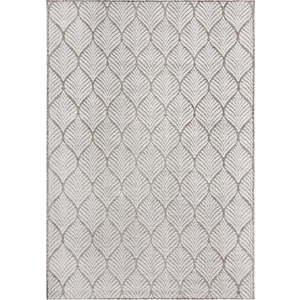 Vnitřní a venkovní koberec slonovinový 200x290 cm Elm Leaf – Flair Rugs obraz
