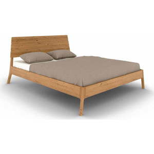 Dvoulůžková postel z dubového dřeva v přírodní barvě 160x200 cm Twig – The Beds obraz
