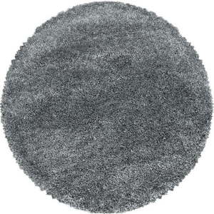 Šedý kulatý koberec ø 80 cm Fluffy – Ayyildiz Carpets obraz