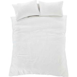 Bílé prodloužené povlečení na dvoulůžko 230x220 cm Muscat Waffle – Pineapple Elephant obraz