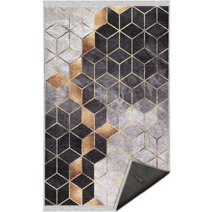 Koberec v šedo-zlaté barvě 120x180 cm – Mila Home obraz