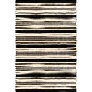 Černo-bílý oboustranný venkovní koberec z recyklovaného plastu Green Decore Zambezi, 160 x 230 cm obraz