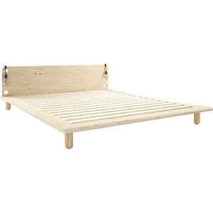 Dvoulůžková postel z borovicového dřeva s roštem 160x200 cm Peek – Karup Design obraz