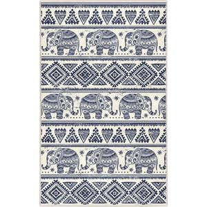 Modrý pratelný koberec 120x180 cm Elephant – Mila Home obraz