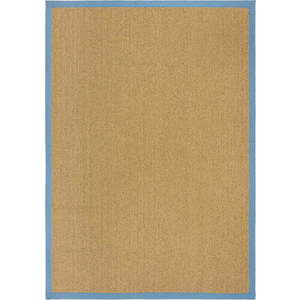 Vnitřní a venkovní koberec ve světle modré a světle hnědé barvě 120x170 cm Sisal Look – Flair Rugs obraz