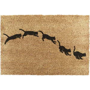 Rohožka z kokosového vlákna 60x90 cm Jumping Cats – Artsy Doormats obraz