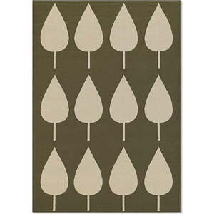 Khaki dětský koberec 160x235 cm Lovely Leaves – Hanse Home obraz