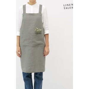 Lněná zástěra Khaki – Linen Tales obraz
