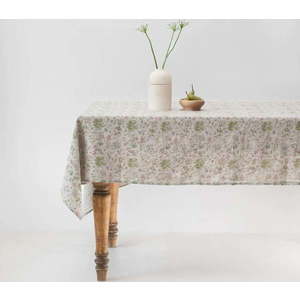 Lněný ubrus 160x160 cm Botany 2 Lightweight – Linen Tales obraz