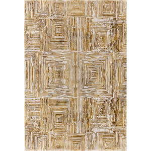 Koberec ve zlaté barvě 160x230 cm Kuza Lines Gold – Asiatic Carpets obraz