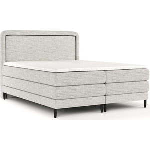 Světle šedá boxspring postel 180x200 cm Dove – Maison de Rêve obraz