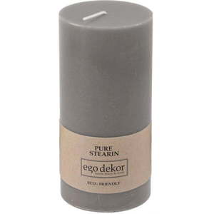 Šedá svíčka Eco candles by Ego dekor Friendly, doba hoření 50 h obraz