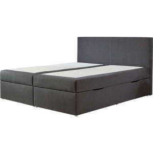 Šedá boxspring postel s úložným prostorem 180x200 cm Harry – Rojaplast obraz