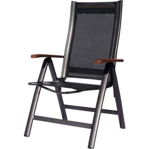 Černé kovové zahradní křeslo Ass Comfort - Sun Garden obraz
