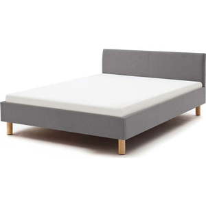 Světle šedá čalouněná jednolůžková postel 120x200 cm Lena – Meise Möbel obraz