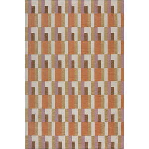Koberec v oranžovo-přírodní barvě 120x170 cm Riley Block Geo – Flair Rugs obraz