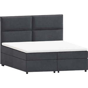 Šedá boxspring postel s úložným prostorem 180x200 cm Rico – Ropez obraz