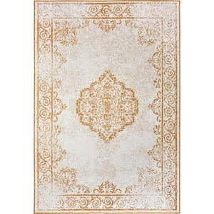 Okrově žluto-bílý venkovní koberec 80x150 cm Cebu – NORTHRUGS obraz
