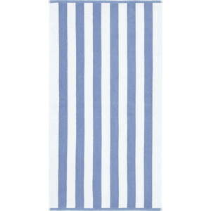 Modro-bílý bavlněný ručník 50x85 cm Stripe Jacquard – Bianca obraz
