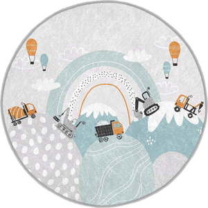 Pratelný dětský koberec ø100 cm Snowy Hills – Mila Home obraz