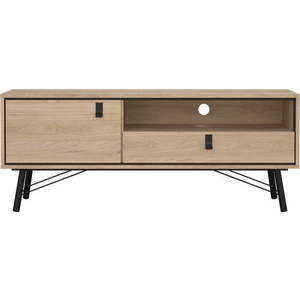 TV stolek v dekoru dubu v přírodní barvě 150x60x40 cm Ry – Tvilum obraz