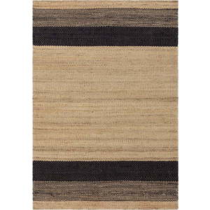 Černo-béžový oboustranný ručně tkaný jutový koberec 160x230 cm Cedar – Asiatic Carpets obraz