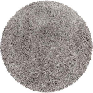 Světle hnědý kulatý koberec ø 80 cm Fluffy – Ayyildiz Carpets obraz