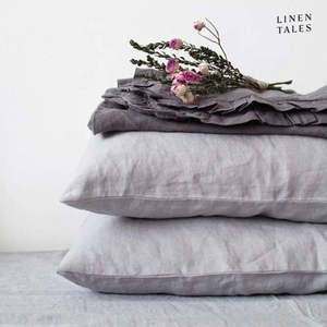 Lněný povlak na polštář 80x80 cm Light Grey – Linen Tales obraz