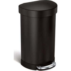 Pedálový odpadkový koš z nerezové oceli 45 l – simplehuman obraz