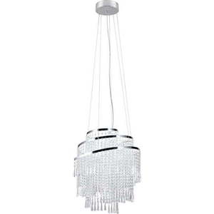 LED závěsné svítidlo ve stříbrné barvě ø 48 cm Pomp – Trio obraz