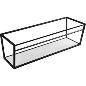 Bílý/černý ocelový závěsné podstavec pod umyvadlo 120x40 cm Ska – Sapho obraz