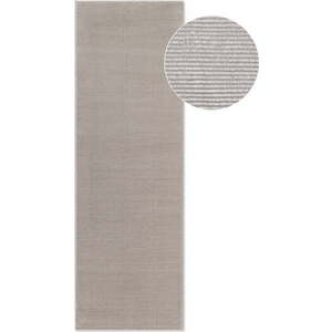 Šedo-krémový běhoun 80x240 cm Perles Dolomite – Elle Decoration obraz